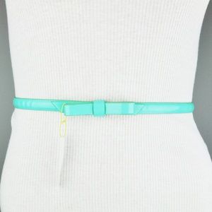 NEW Aqua Blue Bow Tie Belt